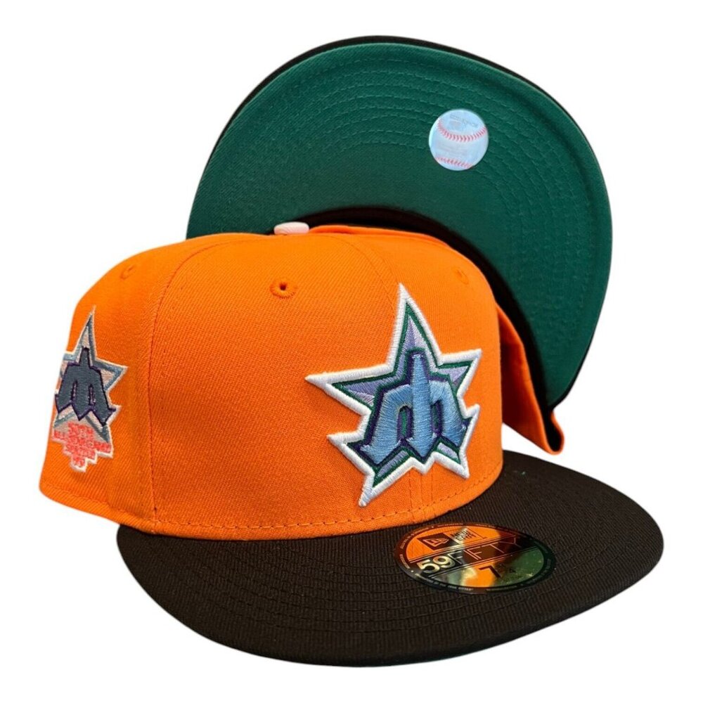New Era Seattle Mariners 59FIFTY Fitted Hat Cap 50th All Star Game Patch 7 1/8